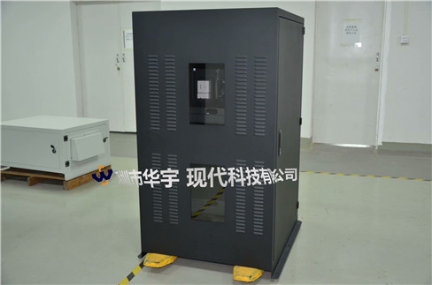 我司21号发货浙江，为浙江某公司提供定制款恒温恒湿户外投影仪安装柜(图2)